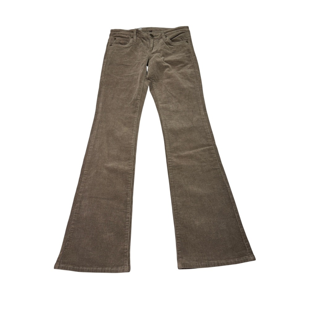 KUT from the Kloth Farrah‎ Baby Bootcut Corduroy Pants Taupe Brown Size 2 29x32